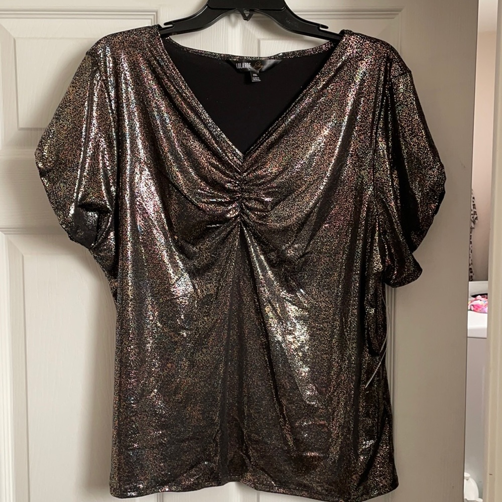 2XL Lularoe Elegant Mary cinched vneck